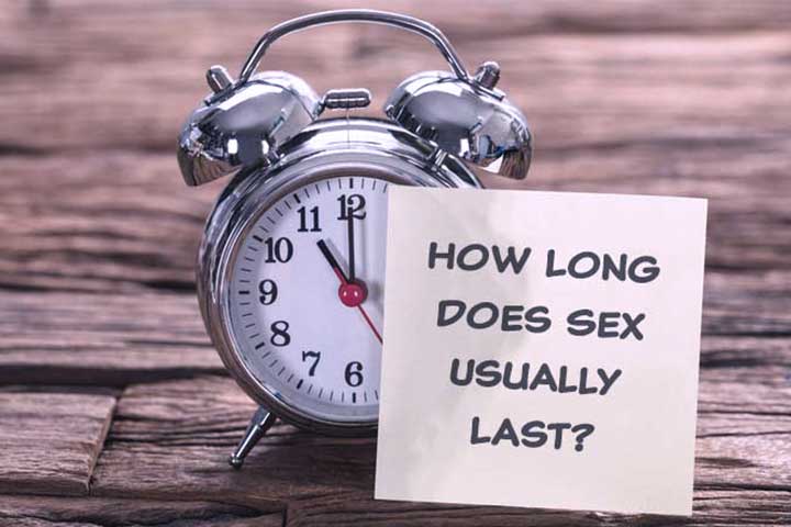 a stopwatch showing how long should sex last